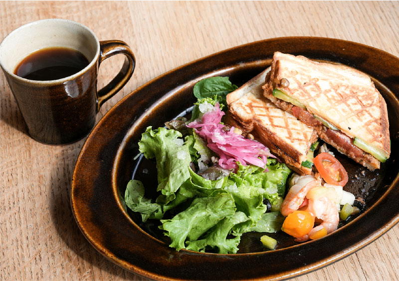 ロビーコーヒーのお食事は手作りで身体に良いものをご提供